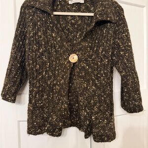 Cozy Brown Knit Sweater